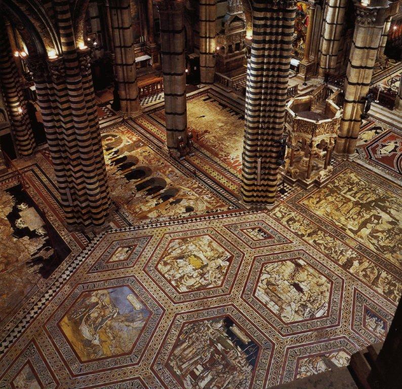 CONFERENZA SUL PAVIMENTO DEL DUOMO DI SIENA A PALAZZO ARESE BORROMEO