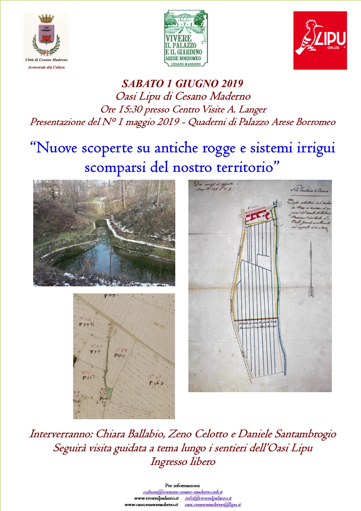 Presentazione del nuovo Quaderno di Palazzo Arese Borromeo (edizione maggio 2019)