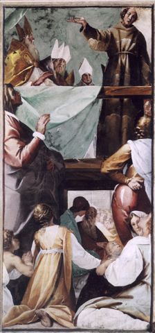 ORTA Cappella Indulgenza della Porziuncola - affresco di MORAZZONE 1617